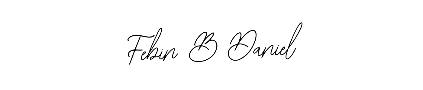 Bearetta-2O07w is a professional signature style that is perfect for those who want to add a touch of class to their signature. It is also a great choice for those who want to make their signature more unique. Get Febin B Daniel name to fancy signature for free. Febin B Daniel signature style 12 images and pictures png