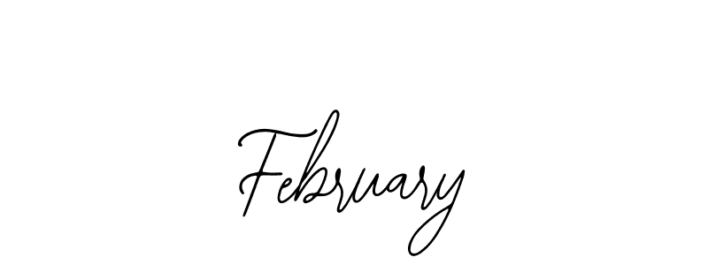 How to make February signature? Bearetta-2O07w is a professional autograph style. Create handwritten signature for February name. February signature style 12 images and pictures png