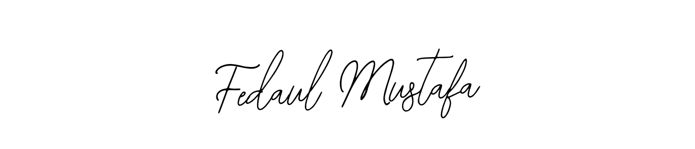 How to make Fedaul Mustafa name signature. Use Bearetta-2O07w style for creating short signs online. This is the latest handwritten sign. Fedaul Mustafa signature style 12 images and pictures png