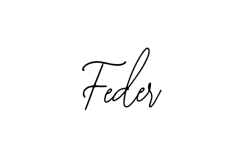 Feder stylish signature style. Best Handwritten Sign (Bearetta-2O07w) for my name. Handwritten Signature Collection Ideas for my name Feder. Feder signature style 12 images and pictures png