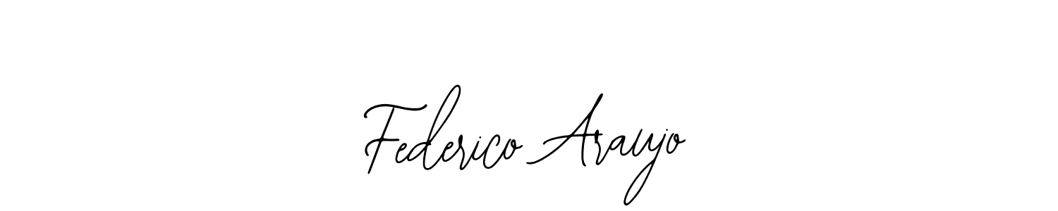 It looks lik you need a new signature style for name Federico Araujo. Design unique handwritten (Bearetta-2O07w) signature with our free signature maker in just a few clicks. Federico Araujo signature style 12 images and pictures png