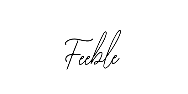 Make a beautiful signature design for name Feeble. With this signature (Bearetta-2O07w) style, you can create a handwritten signature for free. Feeble signature style 12 images and pictures png