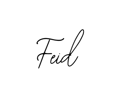 How to make Feid name signature. Use Bearetta-2O07w style for creating short signs online. This is the latest handwritten sign. Feid signature style 12 images and pictures png