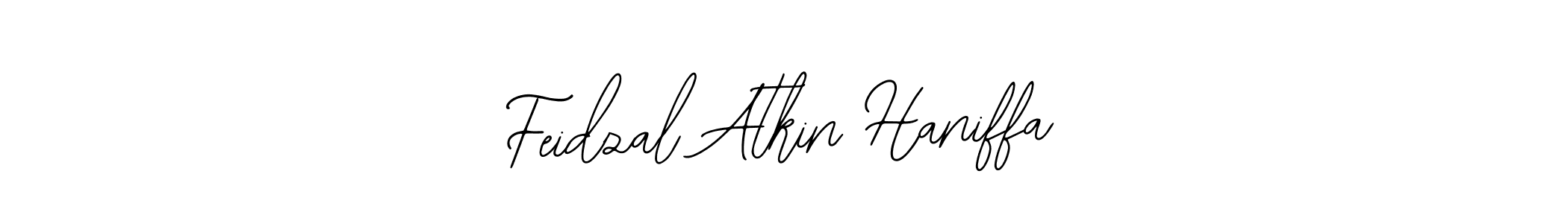 Make a beautiful signature design for name Feidzal Atkin Haniffa. Use this online signature maker to create a handwritten signature for free. Feidzal Atkin Haniffa signature style 12 images and pictures png