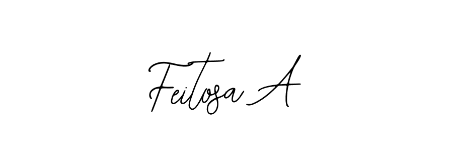 Design your own signature with our free online signature maker. With this signature software, you can create a handwritten (Bearetta-2O07w) signature for name Feitosa A. Feitosa A signature style 12 images and pictures png