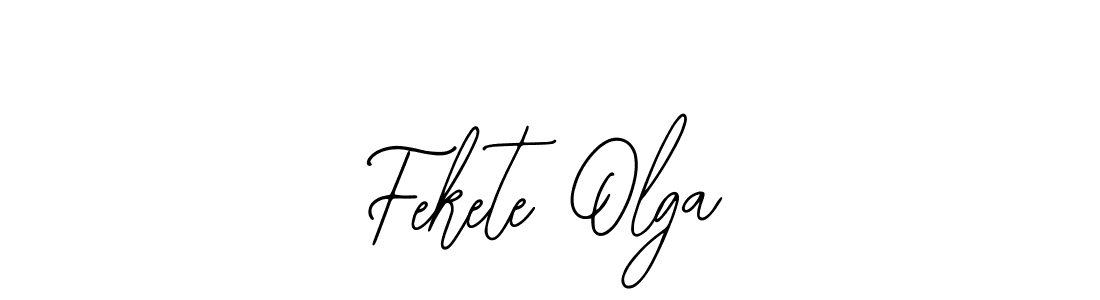 Best and Professional Signature Style for Fekete Olga. Bearetta-2O07w Best Signature Style Collection. Fekete Olga signature style 12 images and pictures png