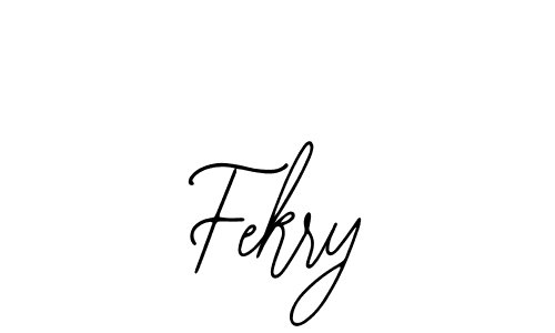 Design your own signature with our free online signature maker. With this signature software, you can create a handwritten (Bearetta-2O07w) signature for name Fekry. Fekry signature style 12 images and pictures png