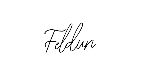 How to make Feldun name signature. Use Bearetta-2O07w style for creating short signs online. This is the latest handwritten sign. Feldun signature style 12 images and pictures png