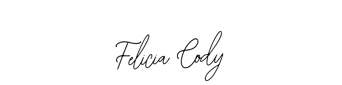 The best way (Bearetta-2O07w) to make a short signature is to pick only two or three words in your name. The name Felicia Cody include a total of six letters. For converting this name. Felicia Cody signature style 12 images and pictures png