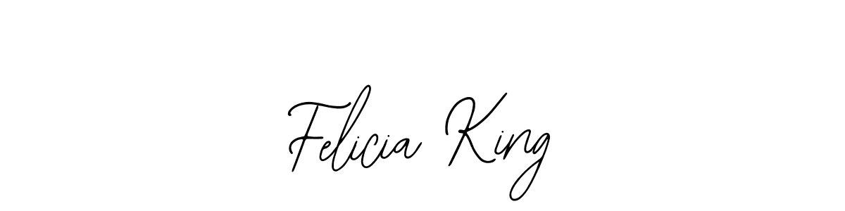 You should practise on your own different ways (Bearetta-2O07w) to write your name (Felicia King) in signature. don't let someone else do it for you. Felicia King signature style 12 images and pictures png