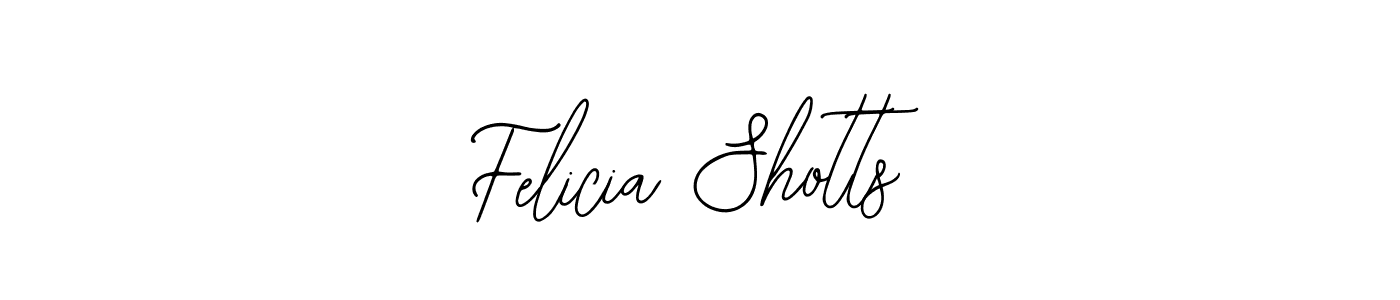 Use a signature maker to create a handwritten signature online. With this signature software, you can design (Bearetta-2O07w) your own signature for name Felicia Shotts. Felicia Shotts signature style 12 images and pictures png