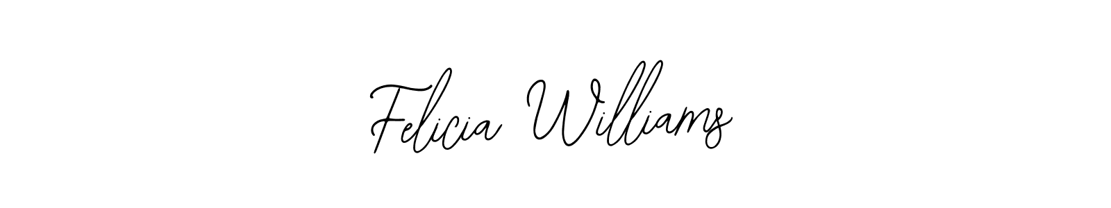 Create a beautiful signature design for name Felicia Williams. With this signature (Bearetta-2O07w) fonts, you can make a handwritten signature for free. Felicia Williams signature style 12 images and pictures png