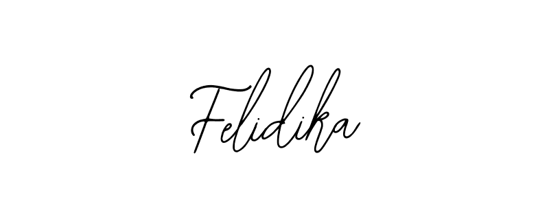 Create a beautiful signature design for name Felidika. With this signature (Bearetta-2O07w) fonts, you can make a handwritten signature for free. Felidika signature style 12 images and pictures png