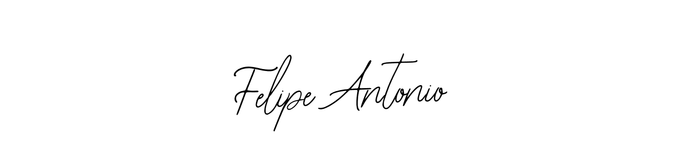 Use a signature maker to create a handwritten signature online. With this signature software, you can design (Bearetta-2O07w) your own signature for name Felipe Antonio. Felipe Antonio signature style 12 images and pictures png