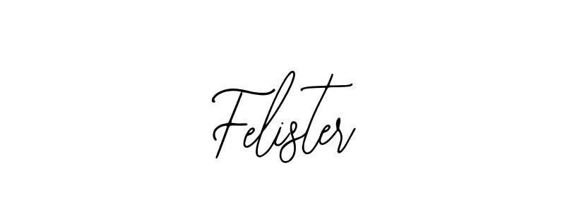 Use a signature maker to create a handwritten signature online. With this signature software, you can design (Bearetta-2O07w) your own signature for name Felister. Felister signature style 12 images and pictures png