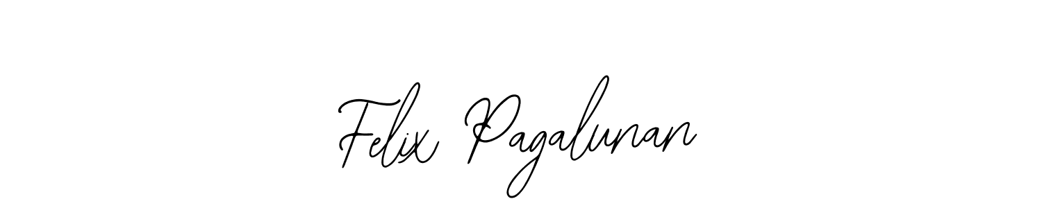 You should practise on your own different ways (Bearetta-2O07w) to write your name (Felix Pagalunan) in signature. don't let someone else do it for you. Felix Pagalunan signature style 12 images and pictures png