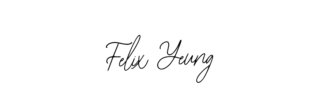 How to make Felix Yeung name signature. Use Bearetta-2O07w style for creating short signs online. This is the latest handwritten sign. Felix Yeung signature style 12 images and pictures png