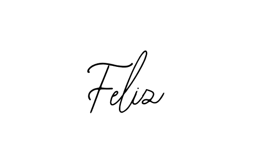 How to make Feliz signature? Bearetta-2O07w is a professional autograph style. Create handwritten signature for Feliz name. Feliz signature style 12 images and pictures png