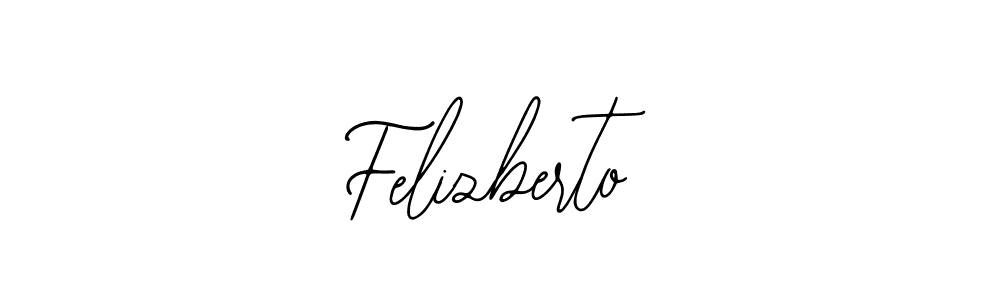 How to make Felizberto name signature. Use Bearetta-2O07w style for creating short signs online. This is the latest handwritten sign. Felizberto signature style 12 images and pictures png