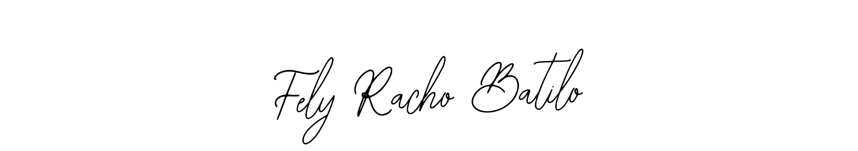 The best way (Bearetta-2O07w) to make a short signature is to pick only two or three words in your name. The name Fely Racho Batilo include a total of six letters. For converting this name. Fely Racho Batilo signature style 12 images and pictures png