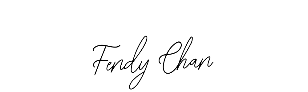 Use a signature maker to create a handwritten signature online. With this signature software, you can design (Bearetta-2O07w) your own signature for name Fendy Chan. Fendy Chan signature style 12 images and pictures png