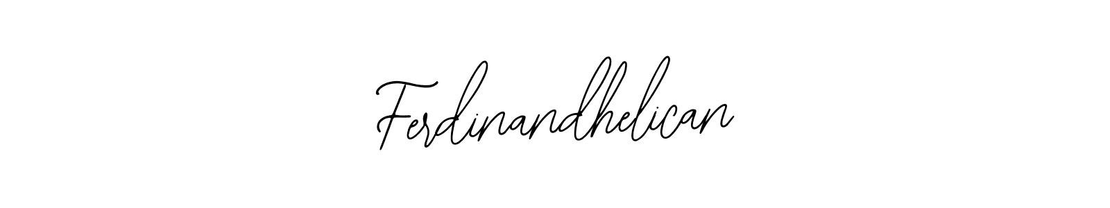 Design your own signature with our free online signature maker. With this signature software, you can create a handwritten (Bearetta-2O07w) signature for name Ferdinandhelican. Ferdinandhelican signature style 12 images and pictures png