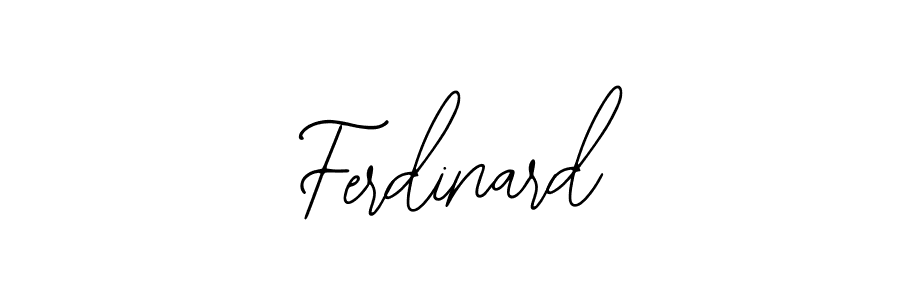 Design your own signature with our free online signature maker. With this signature software, you can create a handwritten (Bearetta-2O07w) signature for name Ferdinard. Ferdinard signature style 12 images and pictures png