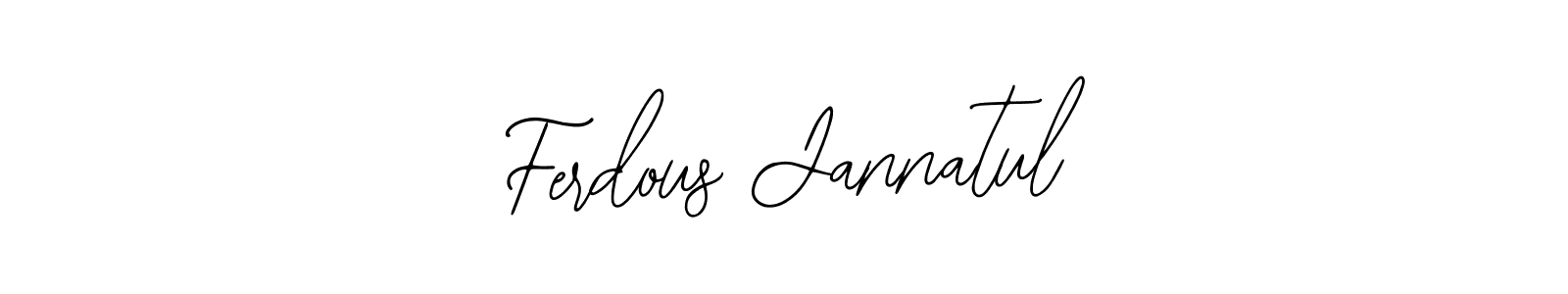 Best and Professional Signature Style for Ferdous Jannatul. Bearetta-2O07w Best Signature Style Collection. Ferdous Jannatul signature style 12 images and pictures png