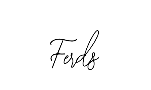 How to make Ferds signature? Bearetta-2O07w is a professional autograph style. Create handwritten signature for Ferds name. Ferds signature style 12 images and pictures png