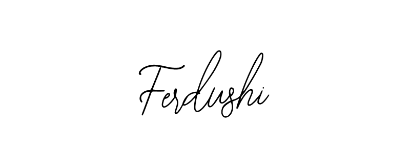if you are searching for the best signature style for your name Ferdushi. so please give up your signature search. here we have designed multiple signature styles  using Bearetta-2O07w. Ferdushi signature style 12 images and pictures png