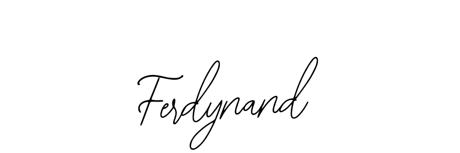 How to make Ferdynand signature? Bearetta-2O07w is a professional autograph style. Create handwritten signature for Ferdynand name. Ferdynand signature style 12 images and pictures png