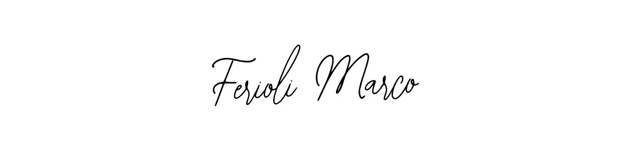The best way (Bearetta-2O07w) to make a short signature is to pick only two or three words in your name. The name Ferioli Marco include a total of six letters. For converting this name. Ferioli Marco signature style 12 images and pictures png
