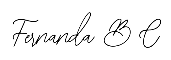 Designed for modern professionals: Fernanda B C name signature crafted with Bearetta-2O07w script. Ready for digital PDF workflows. Fernanda B C signature style 12 images and pictures png