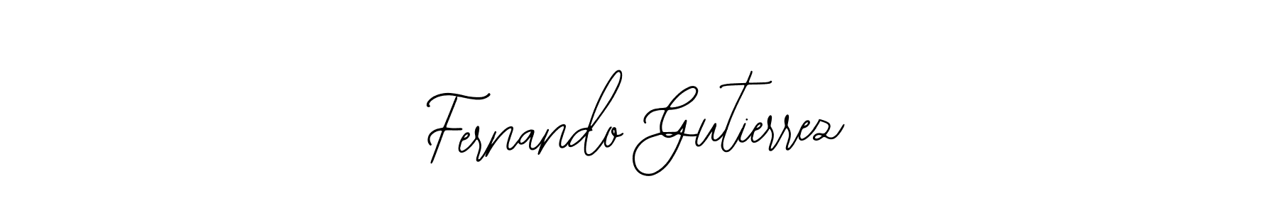 How to make Fernando Gutierrez signature? Bearetta-2O07w is a professional autograph style. Create handwritten signature for Fernando Gutierrez name. Fernando Gutierrez signature style 12 images and pictures png