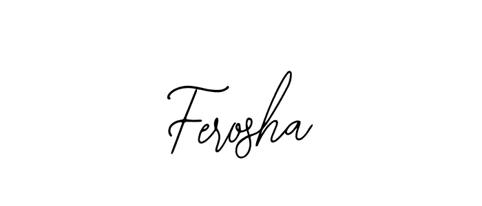 Make a short Ferosha signature style. Manage your documents anywhere anytime using Bearetta-2O07w. Create and add eSignatures, submit forms, share and send files easily. Ferosha signature style 12 images and pictures png