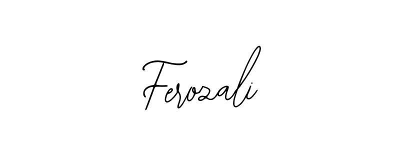 Use a signature maker to create a handwritten signature online. With this signature software, you can design (Bearetta-2O07w) your own signature for name Ferozali. Ferozali signature style 12 images and pictures png