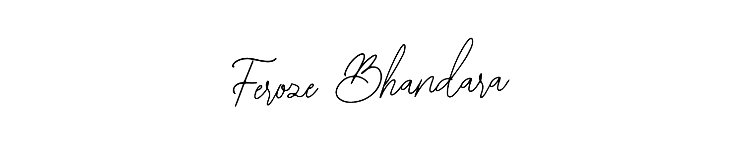 Design your own signature with our free online signature maker. With this signature software, you can create a handwritten (Bearetta-2O07w) signature for name Feroze Bhandara. Feroze Bhandara signature style 12 images and pictures png