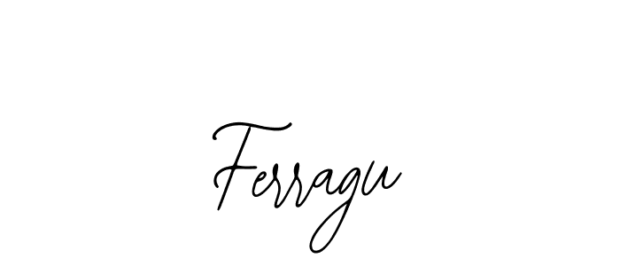 You should practise on your own different ways (Bearetta-2O07w) to write your name (Ferragu) in signature. don't let someone else do it for you. Ferragu signature style 12 images and pictures png