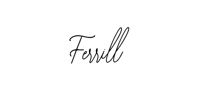 Make a beautiful signature design for name Ferrill. With this signature (Bearetta-2O07w) style, you can create a handwritten signature for free. Ferrill signature style 12 images and pictures png