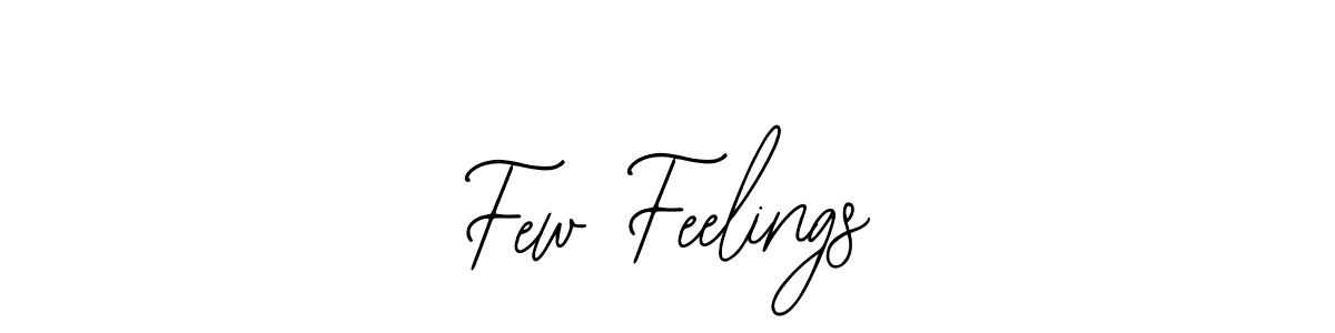 Use a signature maker to create a handwritten signature online. With this signature software, you can design (Bearetta-2O07w) your own signature for name Few Feelings. Few Feelings signature style 12 images and pictures png