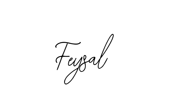 Design your own signature with our free online signature maker. With this signature software, you can create a handwritten (Bearetta-2O07w) signature for name Feysal. Feysal signature style 12 images and pictures png