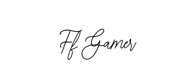 Create a beautiful signature design for name Ff Gamer. With this signature (Bearetta-2O07w) fonts, you can make a handwritten signature for free. Ff Gamer signature style 12 images and pictures png