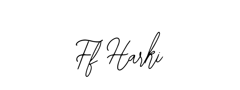 Also we have Ff Harki name is the best signature style. Create professional handwritten signature collection using Bearetta-2O07w autograph style. Ff Harki signature style 12 images and pictures png