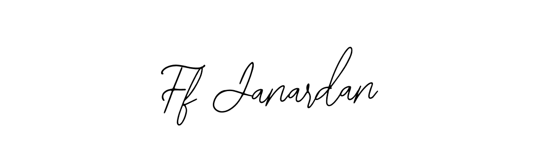 Ff Janardan stylish signature style. Best Handwritten Sign (Bearetta-2O07w) for my name. Handwritten Signature Collection Ideas for my name Ff Janardan. Ff Janardan signature style 12 images and pictures png