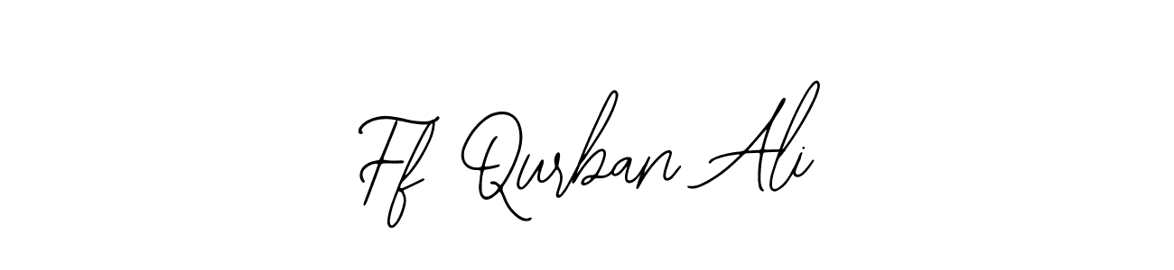 Create a beautiful signature design for name Ff Qurban Ali. With this signature (Bearetta-2O07w) fonts, you can make a handwritten signature for free. Ff Qurban Ali signature style 12 images and pictures png