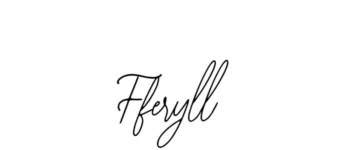 How to make Fferyll name signature. Use Bearetta-2O07w style for creating short signs online. This is the latest handwritten sign. Fferyll signature style 12 images and pictures png