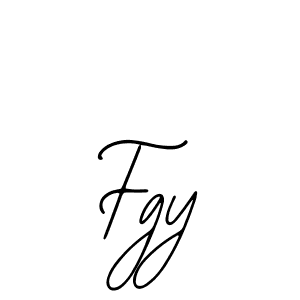 How to make Fgy name signature. Use Bearetta-2O07w style for creating short signs online. This is the latest handwritten sign. Fgy signature style 12 images and pictures png