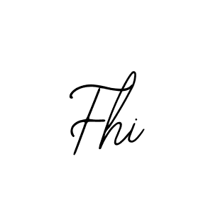 Create a beautiful signature design for name Fhi. With this signature (Bearetta-2O07w) fonts, you can make a handwritten signature for free. Fhi signature style 12 images and pictures png