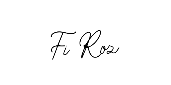 Use a signature maker to create a handwritten signature online. With this signature software, you can design (Bearetta-2O07w) your own signature for name Fi Roz. Fi Roz signature style 12 images and pictures png