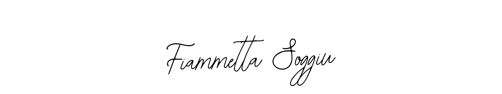 How to make Fiammetta Soggiu signature? Bearetta-2O07w is a professional autograph style. Create handwritten signature for Fiammetta Soggiu name. Fiammetta Soggiu signature style 12 images and pictures png